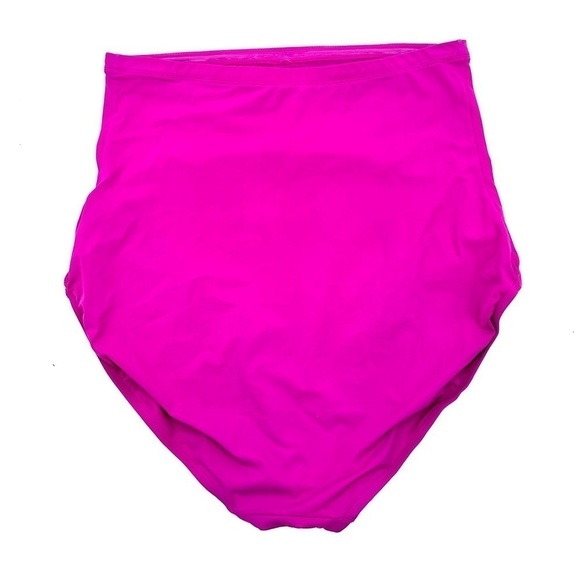 Spanx Core High Rise Bottoms Sz 18 Brief Swim Bottom Shapewear Pink Neon - Picture 3 of 8